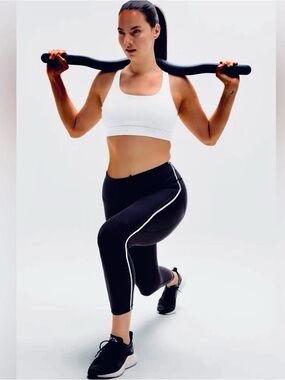 Athleta White Interval Sports Bra NWT